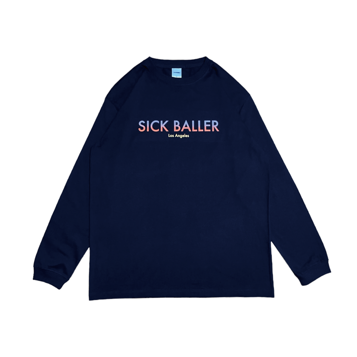 LA logo long sleeve tee(black/sunset) ”LA style”