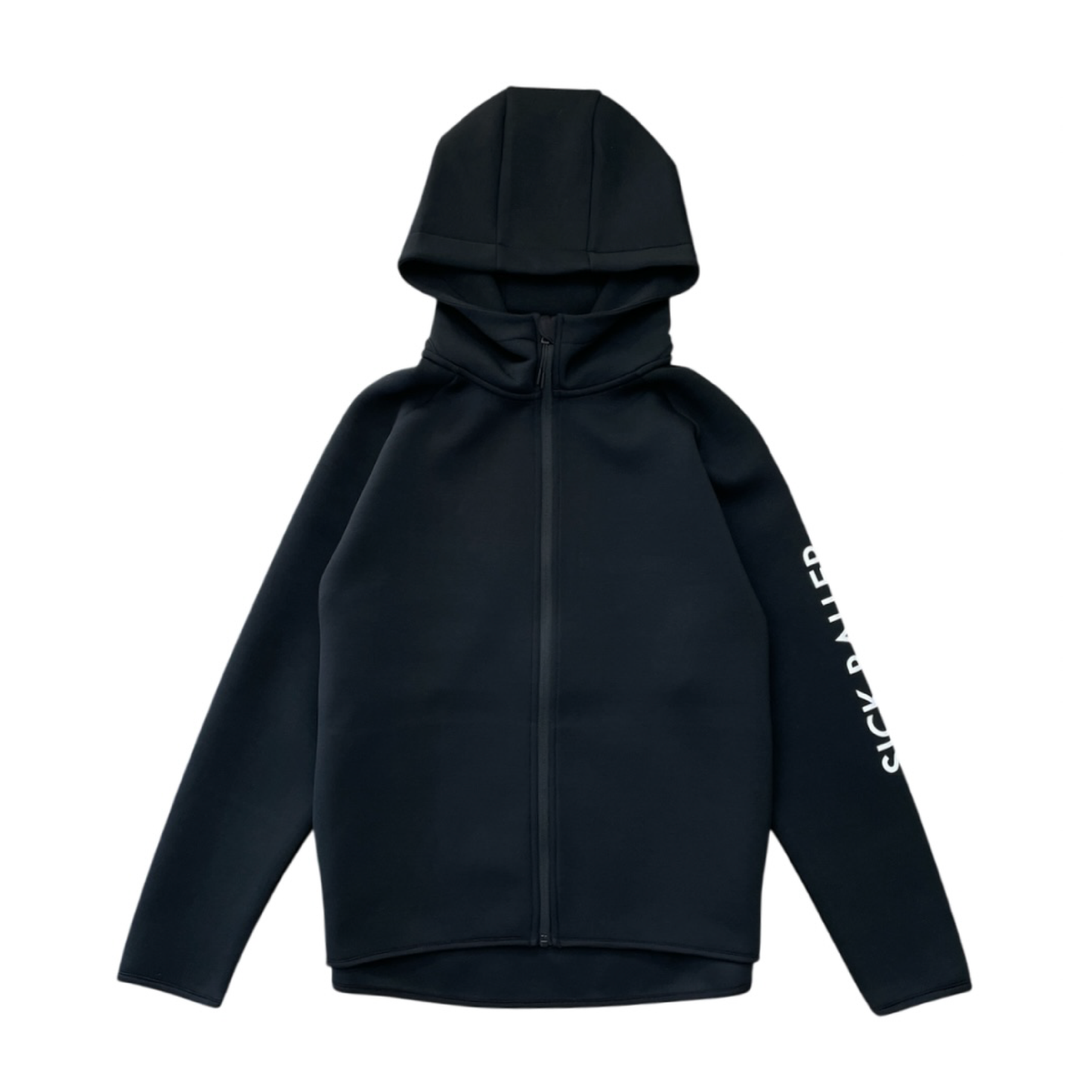 Double knit zip hoodie LA sports(black)
