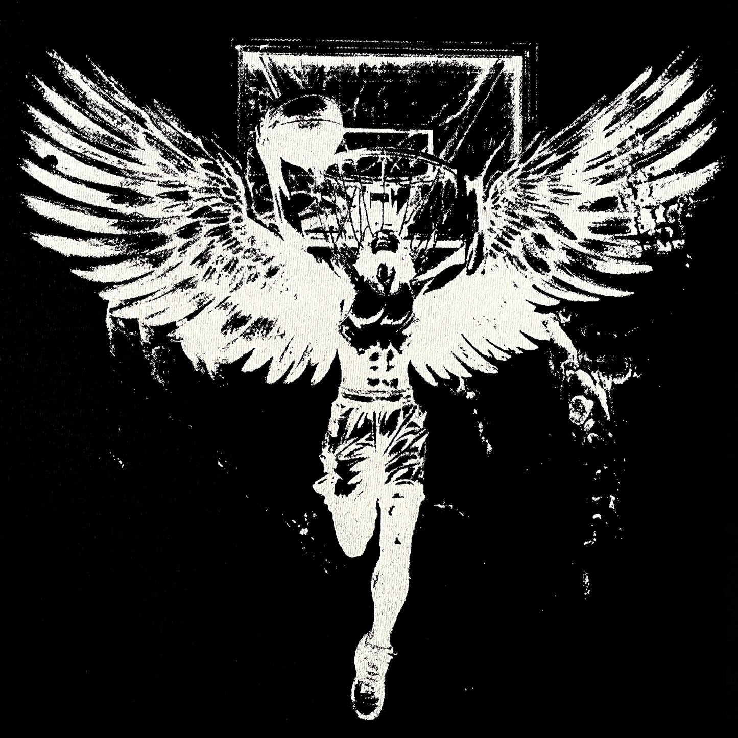 MP3Sick hoodie ”Wingman” (black)