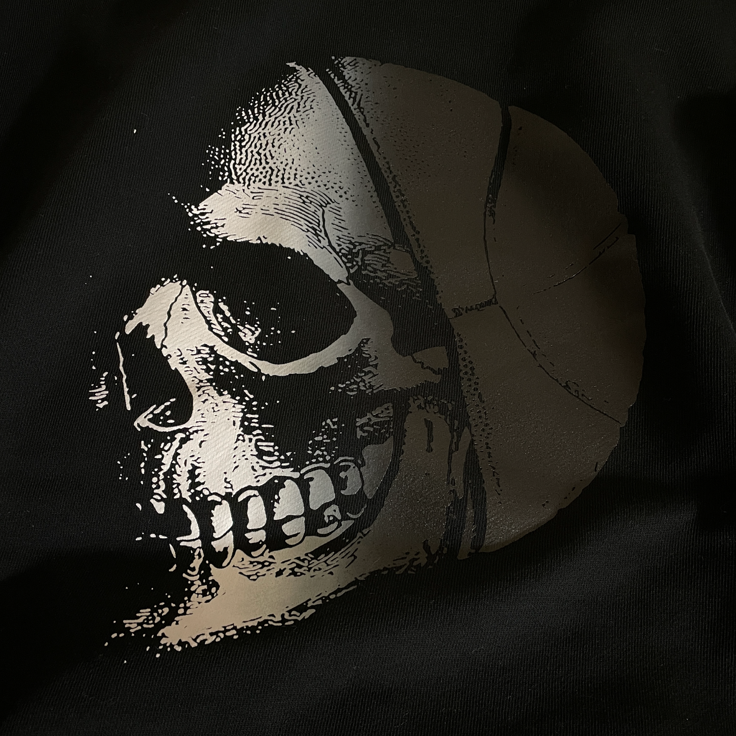 MP3Sick hoodie ”Skull head” (black)
