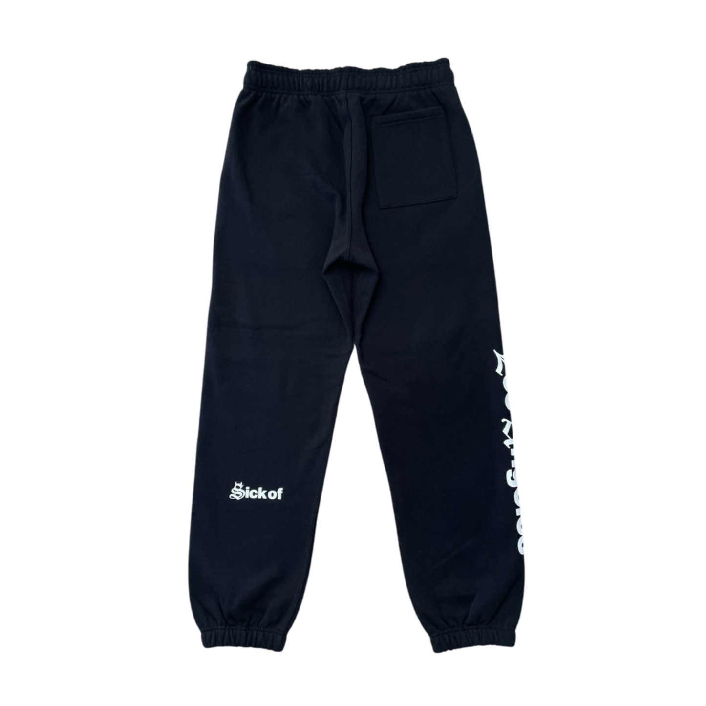 "Sick of LA" heavy weight sweat pants(black)