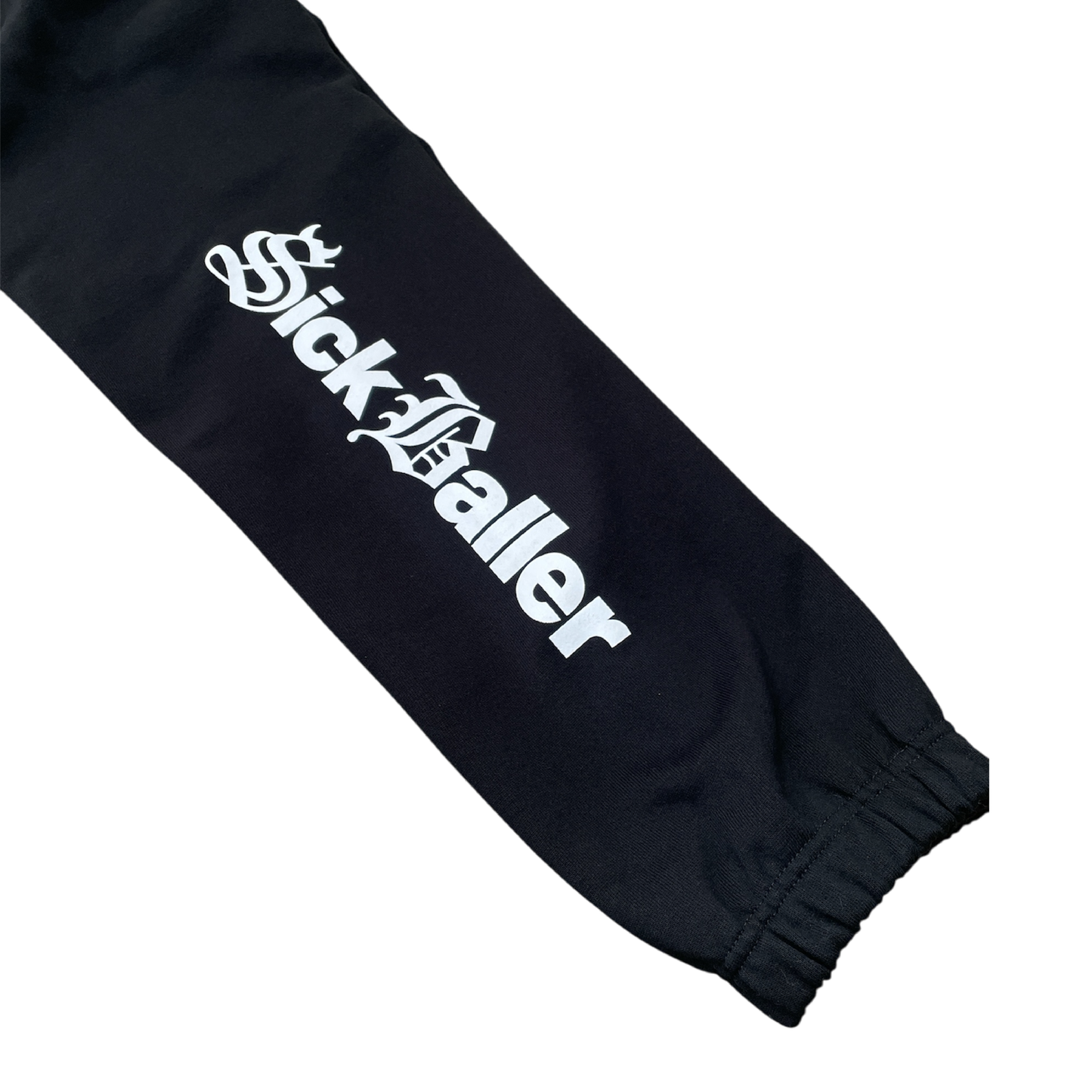 "Sick of” heavy weight sweat pants(black)