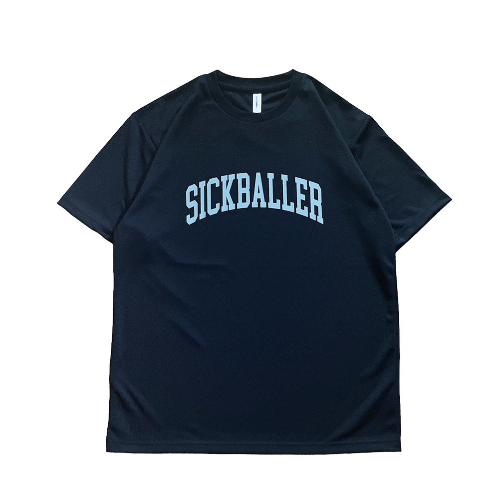 College logo dry S/S tee(black)