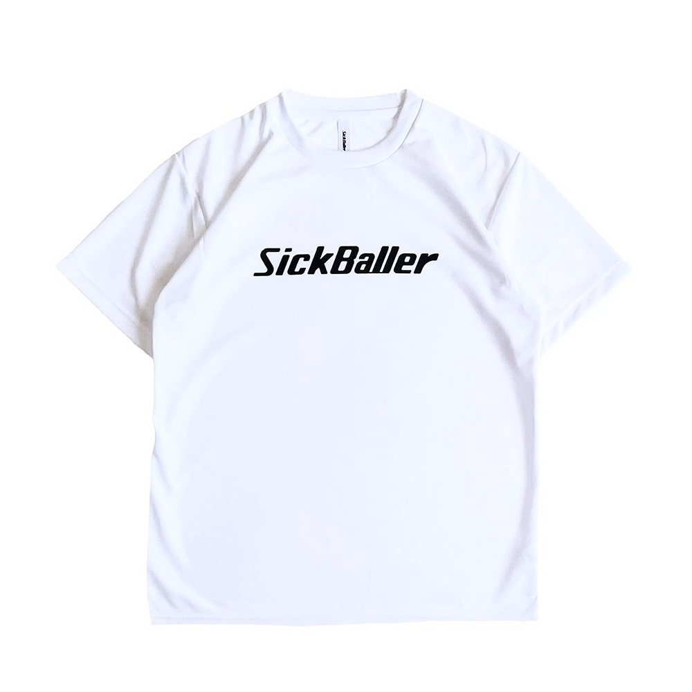 Logo dry S/S tee (white/black)