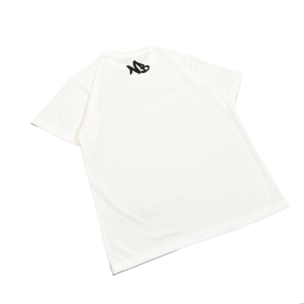 nasty ballers dry S/S tee(white)