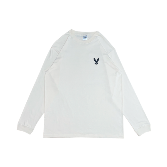 LAKI logo long sleeve tee(vintage natural/black)