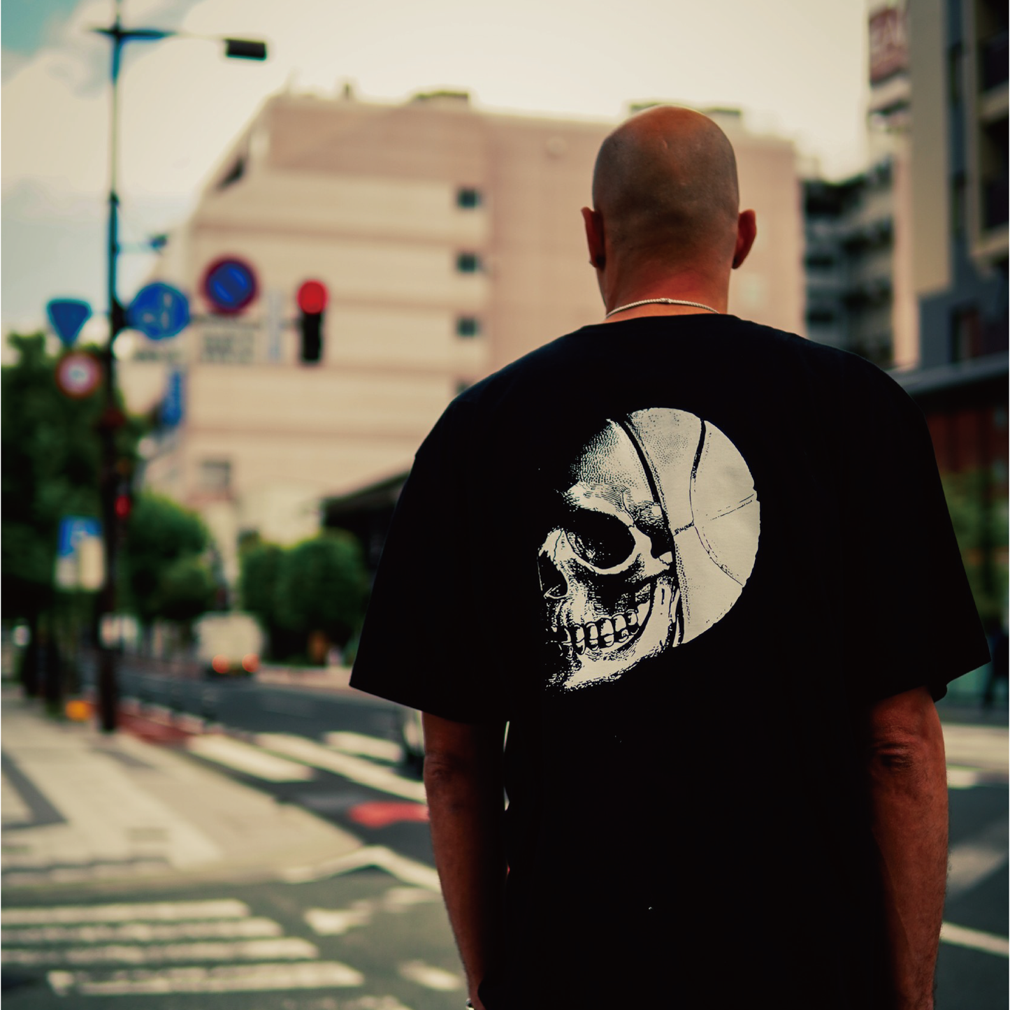 MP3Sick ”skull head bb” S/S tee(black)