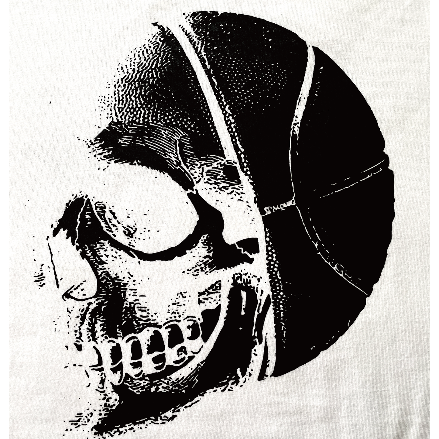 MP3Sick"skull head bb" S/S tee(white)