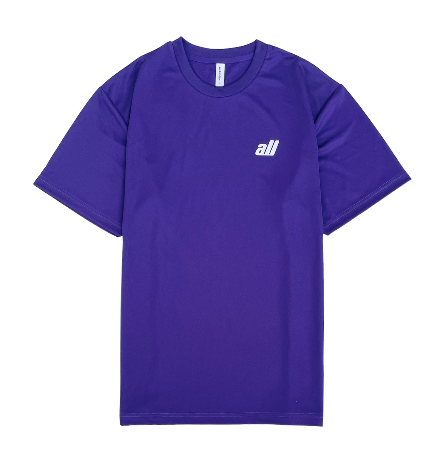 all logo dry tee(deep purple)