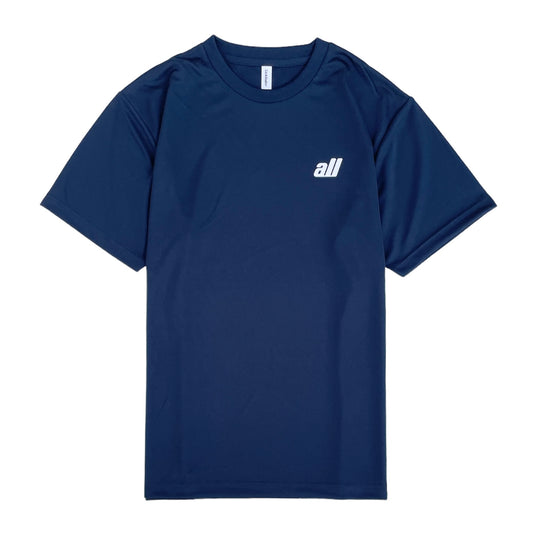 all logo dry tee(navy/white)