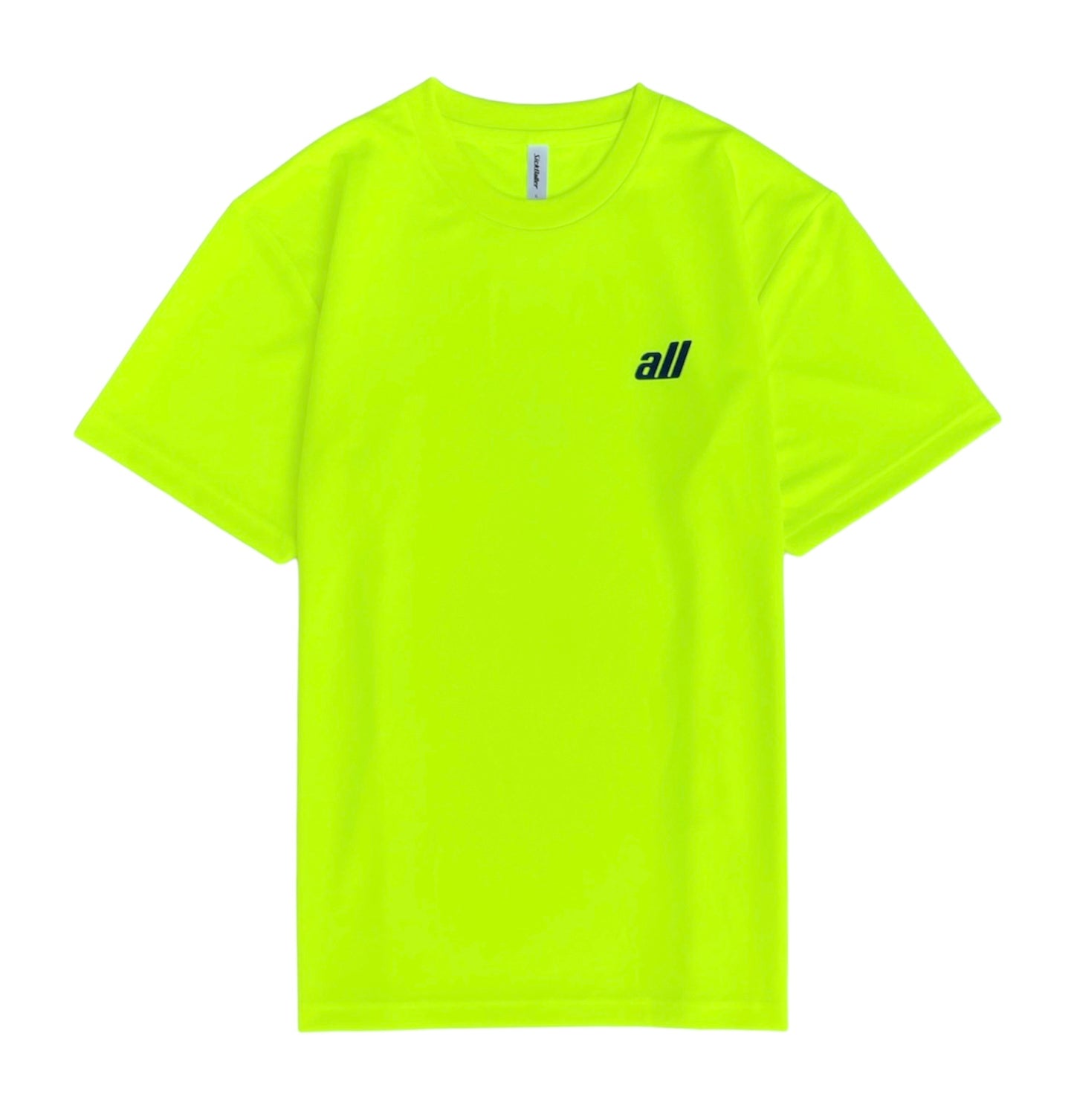 all logo dry tee(neon yellow)