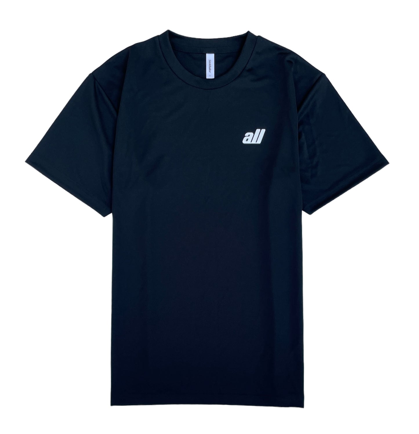 all logo dry tee( black/white)