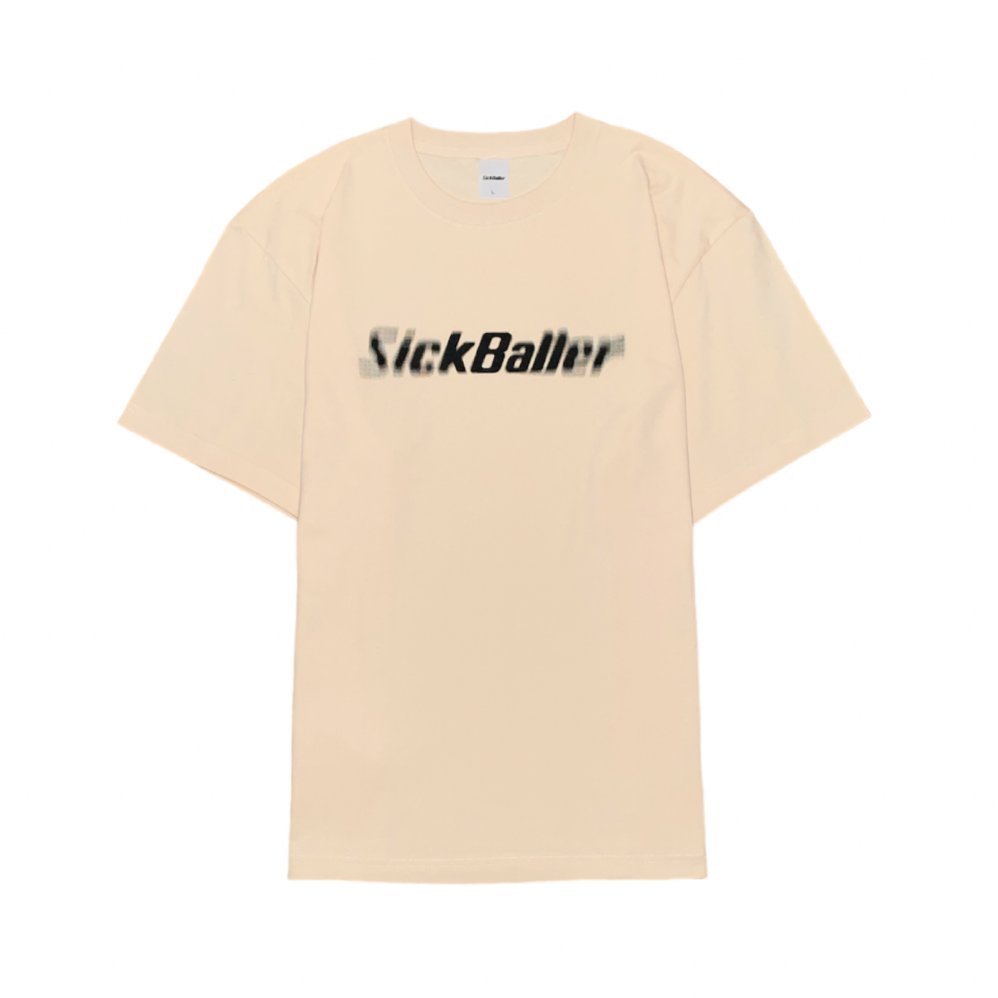 Shake logo short sleeve tee(natural/black)