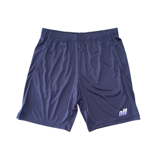 all logo dry smooth shorts(gray purple)