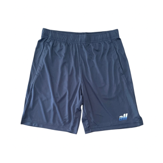 all logo dry smooth shorts(gray blue)