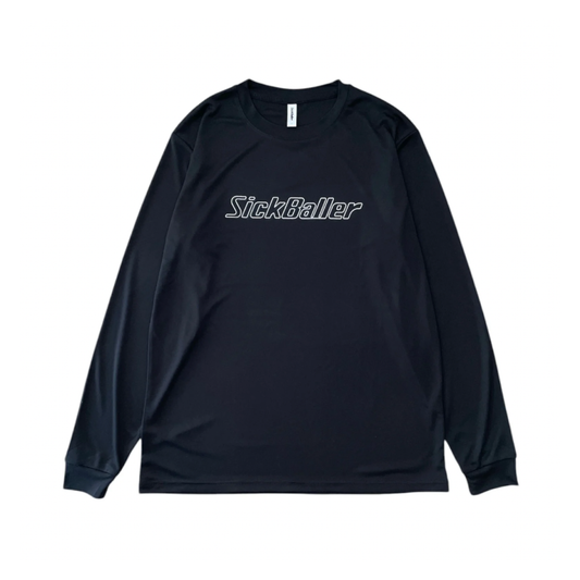 Edge logo dry smooth L/S tee(black)