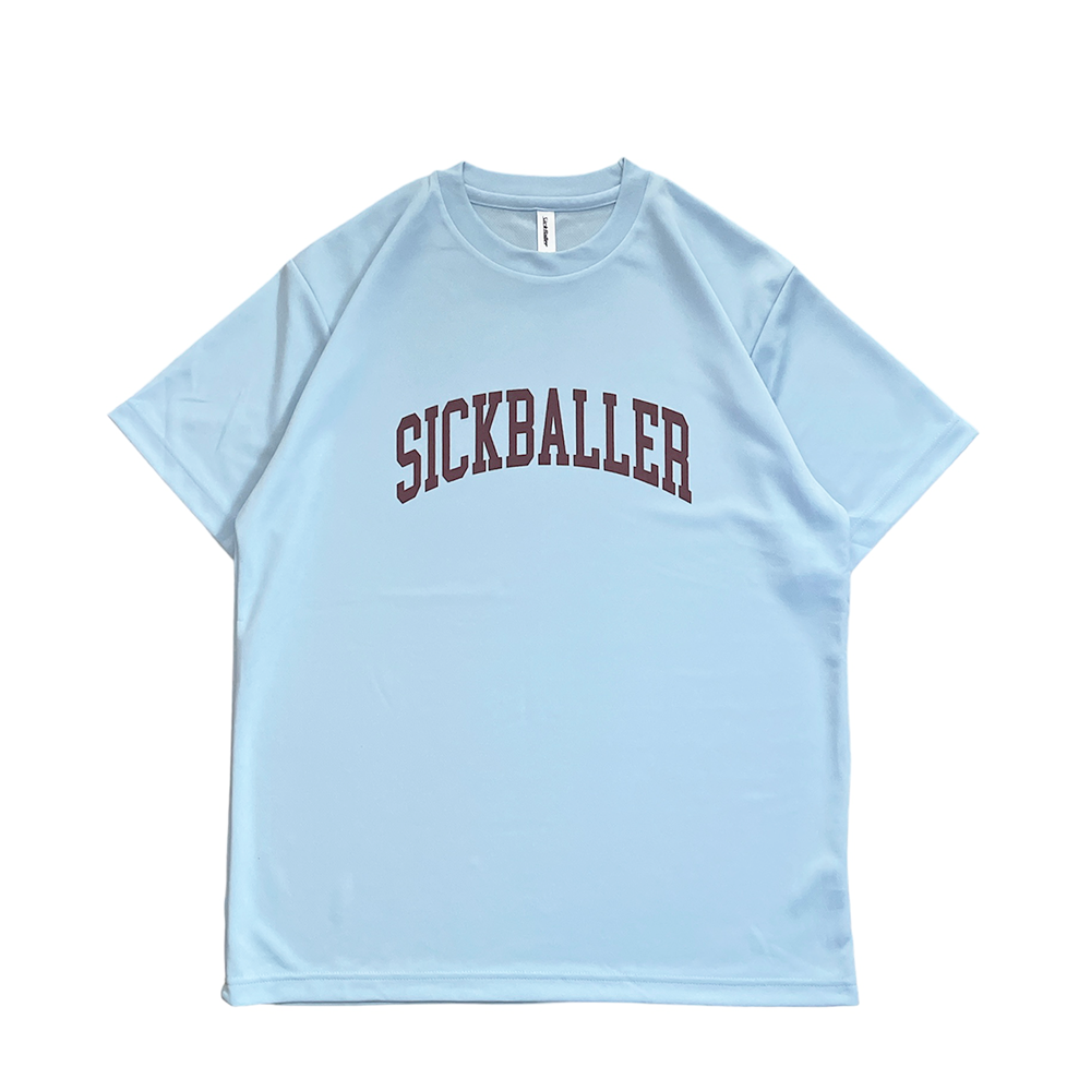 College logo dry S/S tee（light blue）