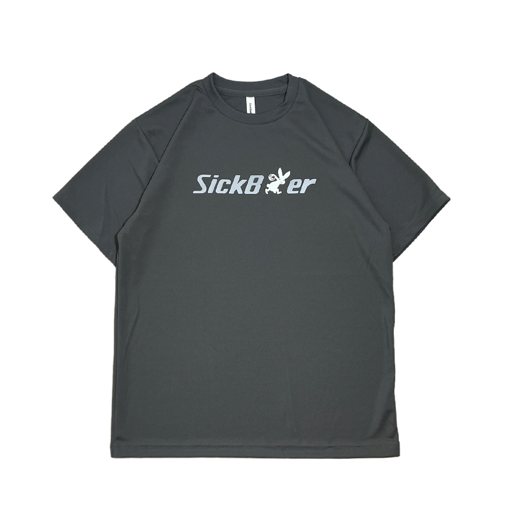 Swing  over ”LAKI” dry S/S tee（dark gray/light gray）