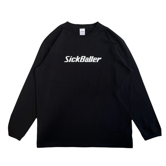 Logo long sleeve tee(black/white)
