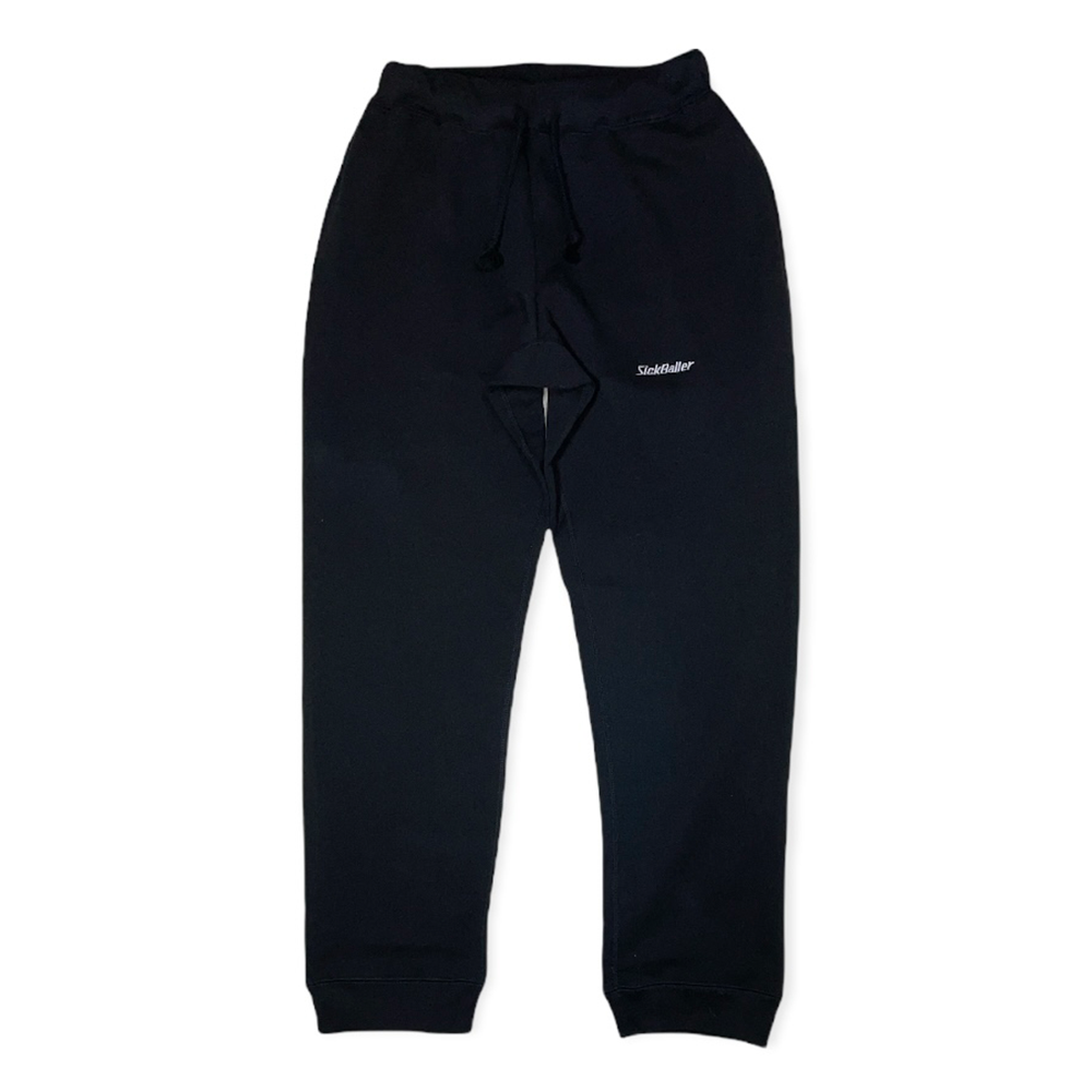 Logo sweat pants（black/white）