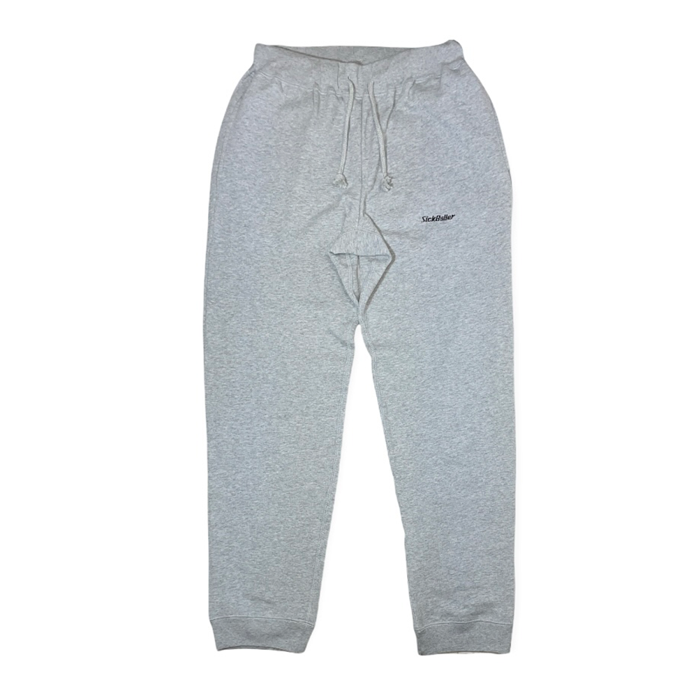 Logo sweat pants（gray/black）