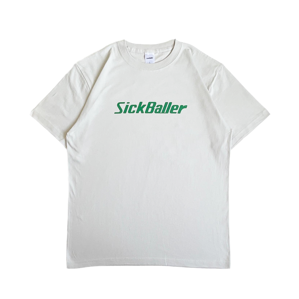 (SALE)Logo short sleeve tee(frost gray/green)