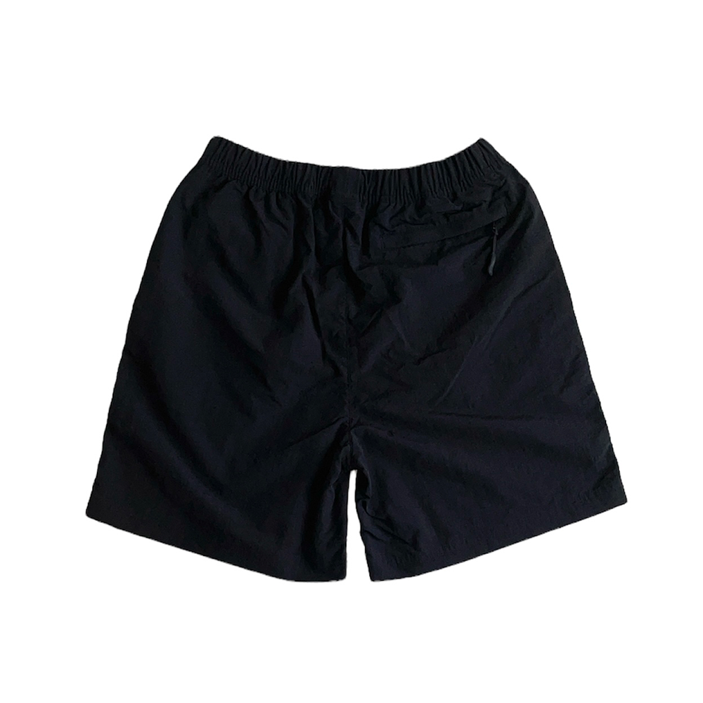 all logo nylon shorts（black）