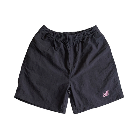 all logo nylon shorts（charcoal gray）