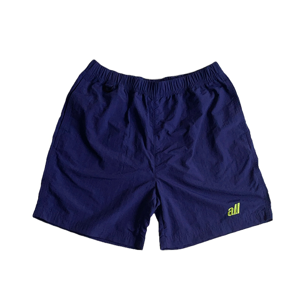 all logo nylon shorts（navy）