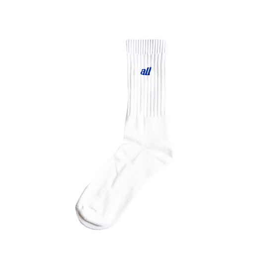 all logo street crew socks(royal)