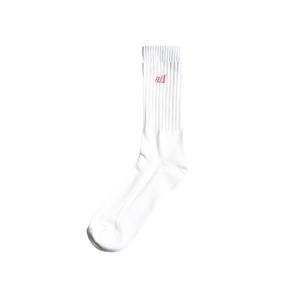 all logo street crew socks(pink)