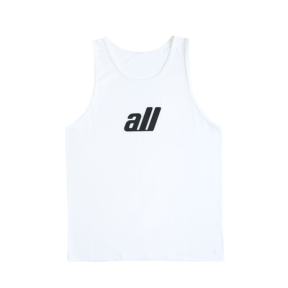 all logo tank top(white)