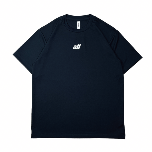 Mini all logo dry S/S tee(black)