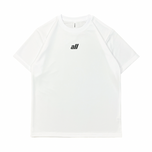 Mini all logo dry S/S tee(white)