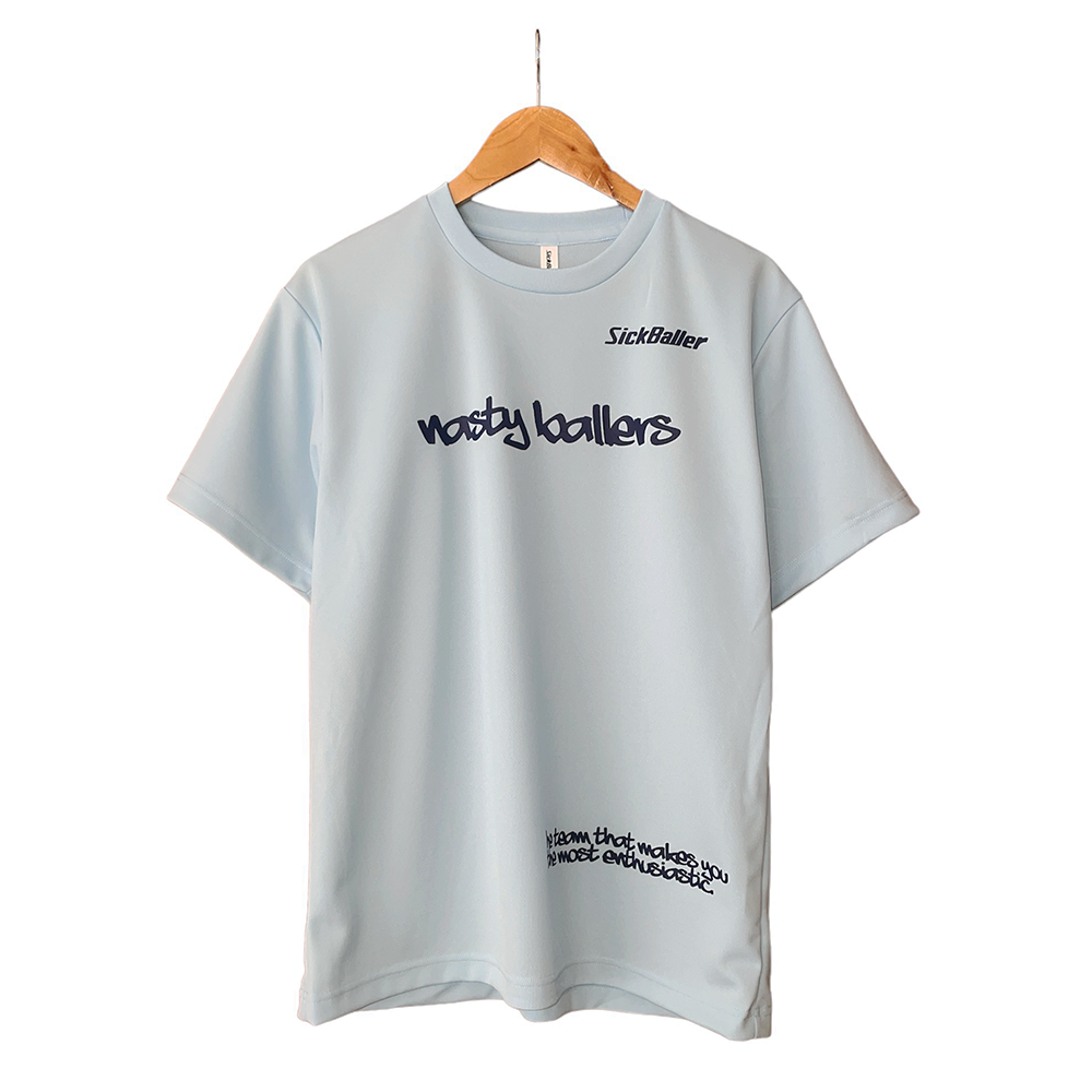 nasty ballers dry S/S tee（light blue）