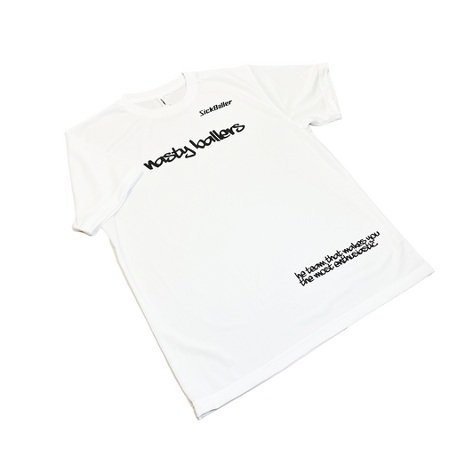 nasty ballers dry S/S tee(white)