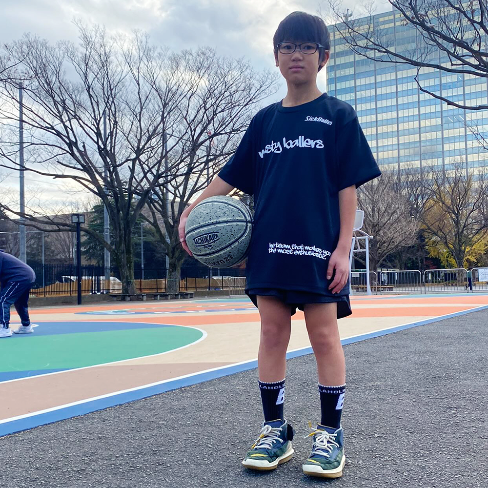 nasty ballers dry S/S tee（black）